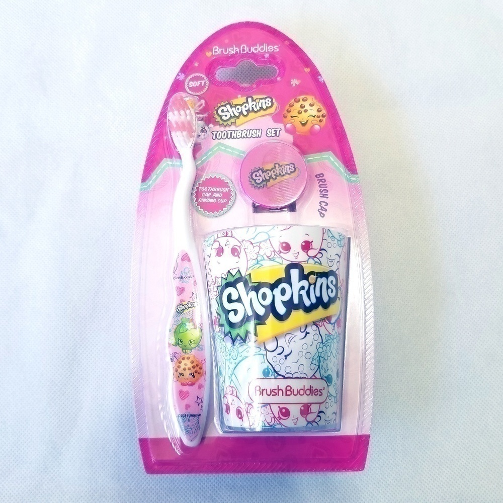 Shopkins Toothbrush Cap & Rinsing Cup